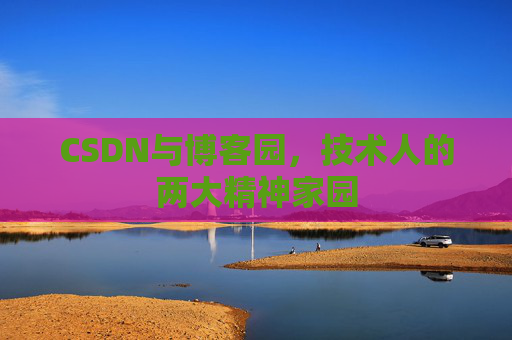 CSDN与博客园，技术人的两大精神家园